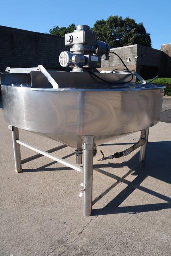 Used 400 Gallon Chester Jensen SS Agitated Cooker/Coolers 100 PSI, 3 Available