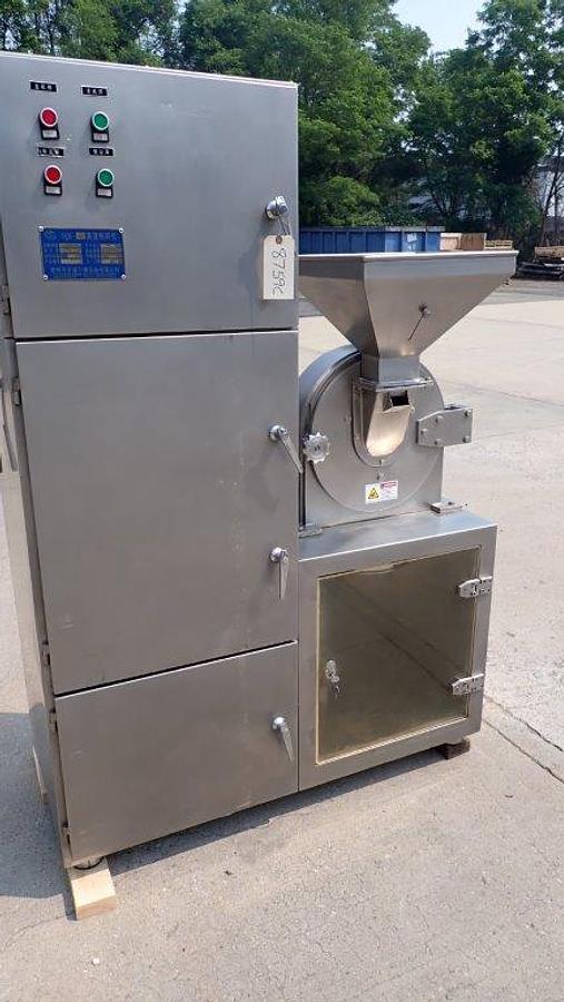 Used 300mm Pin Mill, All Stainless Steel, 10 HP