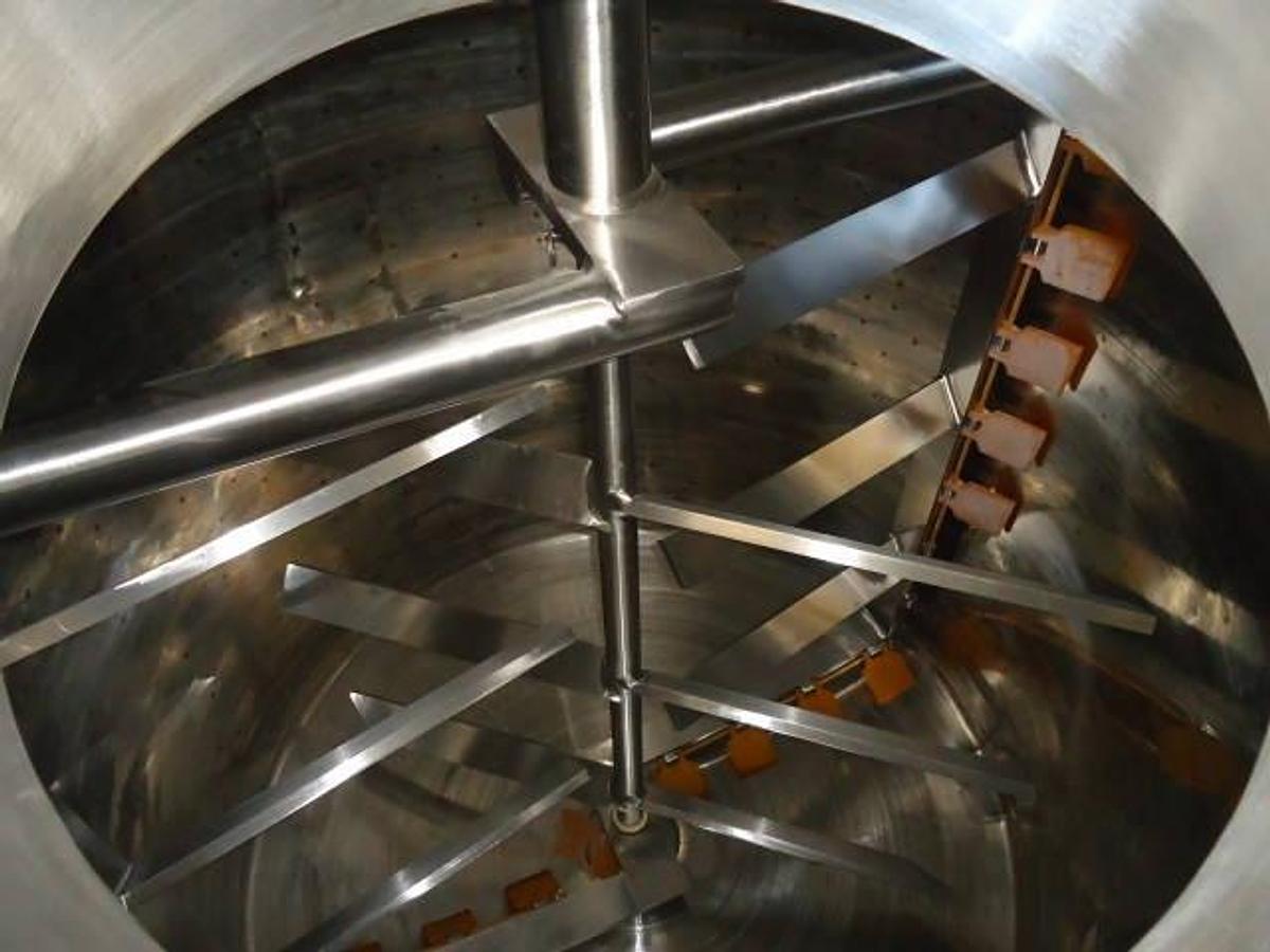 Used 550 Gallon Lee Stainless Double  Motion Mixing Kettle Tank, Jacketed