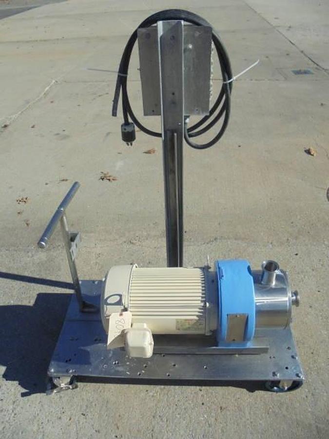 Used Silverson 450 LS Inline High Shear Mixer, 10 HP