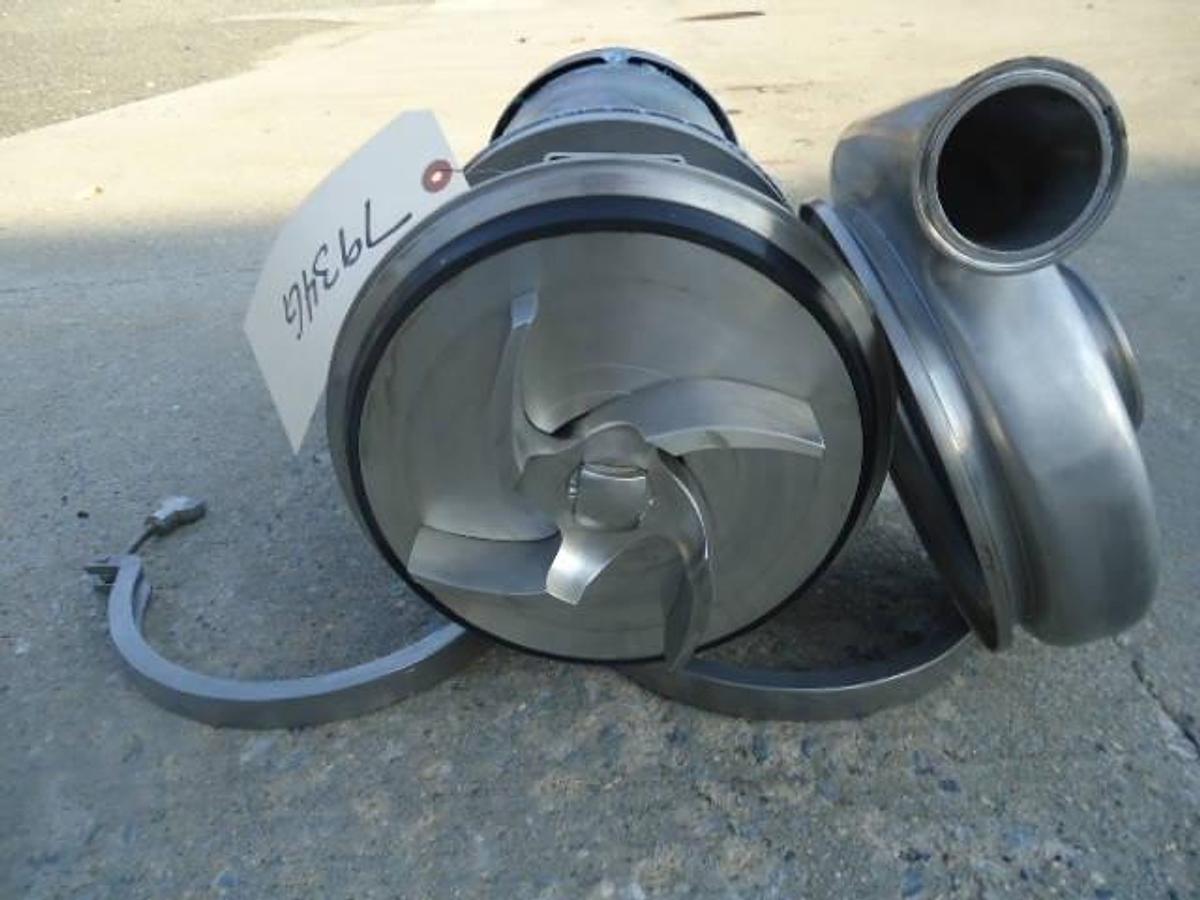 Used Waukesha C218 Stainless Steel Sanitary Centrifugal Pump, 5 HP