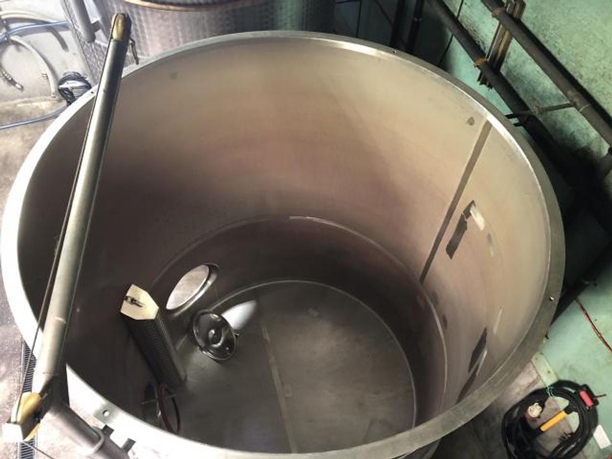 Used 2,000 Gallon Defranceschi SS Jacketed White Wine Fermenting Tanks (3)