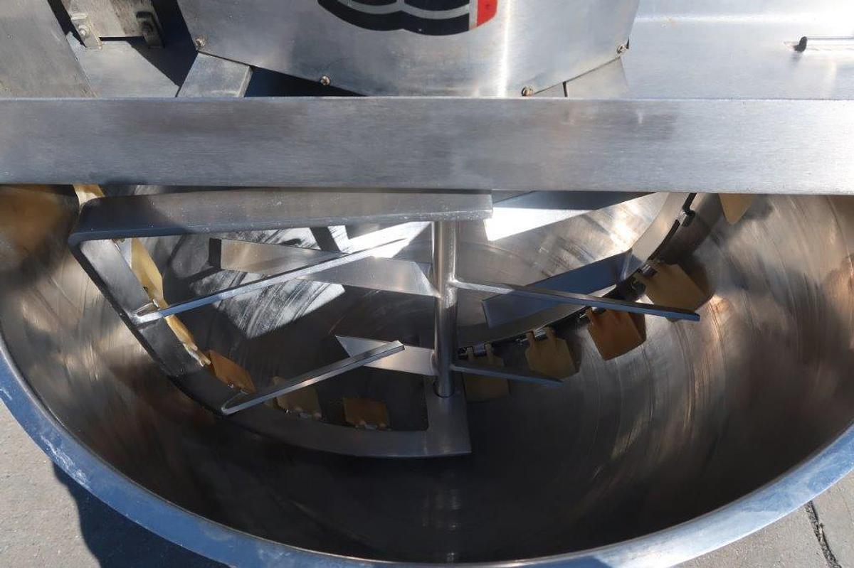 Used 100 Gallon Lee 316 SS Double Motion Kettle, 90PSI Jacket