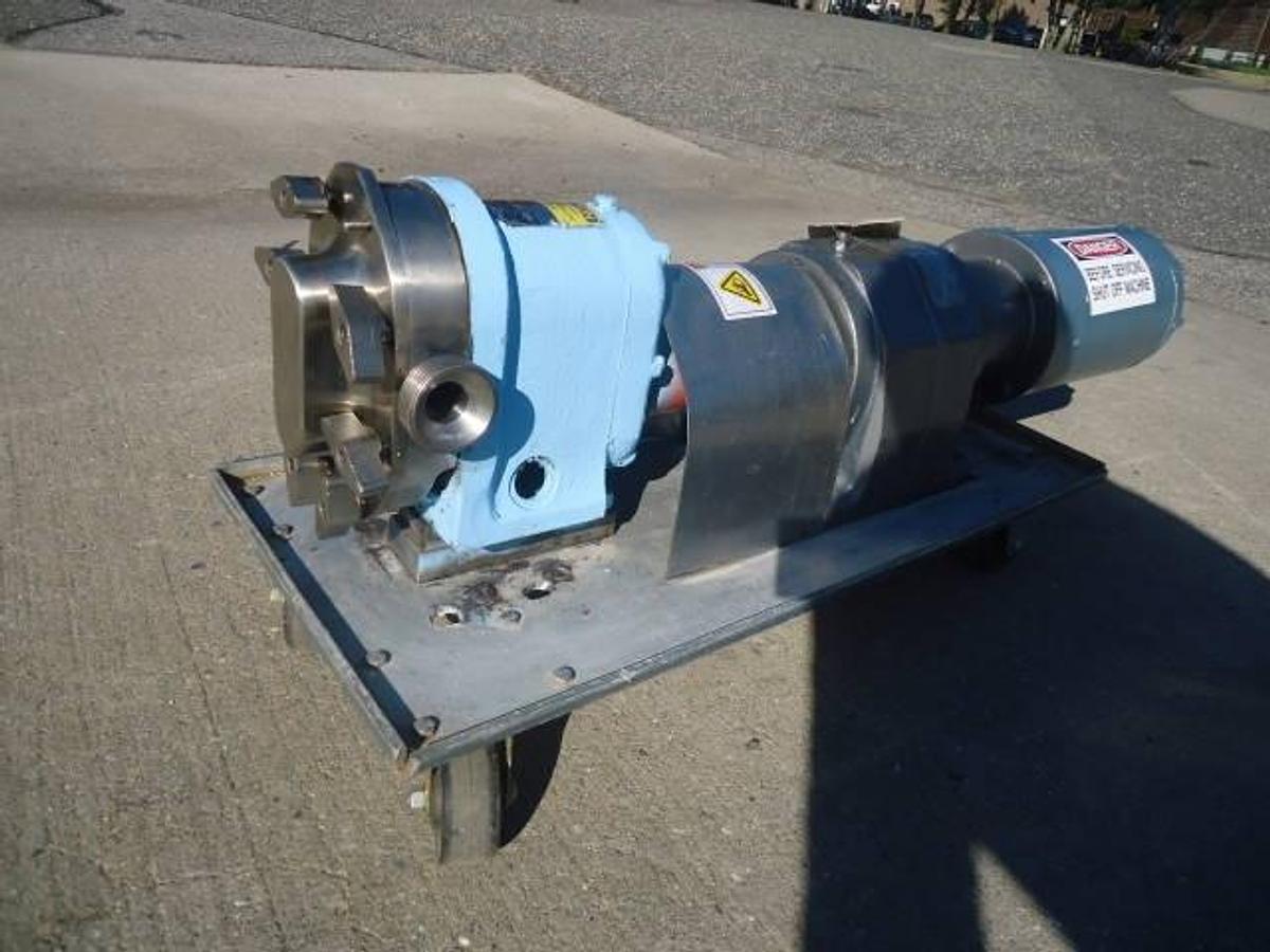 Used Waukesha Size 10 Positive Displacement Pump, Portable
