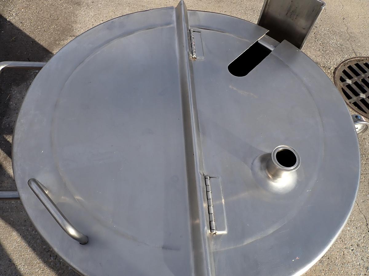 Used Lee 25 Gallon 316 SS Jacketed Tank, Portable