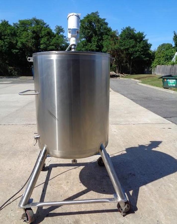 Used 200 Gallon DCI Sanitary Mix Tank, Portable