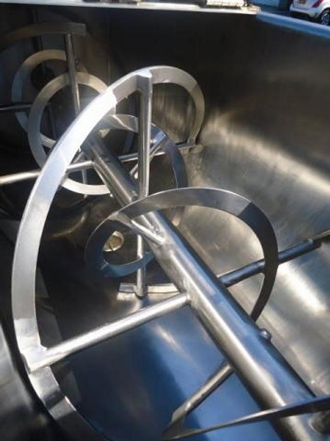Used 23 Cu.ft. Day Stainless Steel Double Ribbon Blender, 7.5 Hp