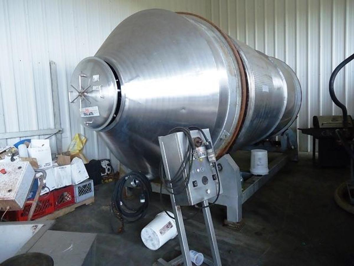 Used Milani 44 In. Diameter Rotary Horizontal Wine Fermenters (2)