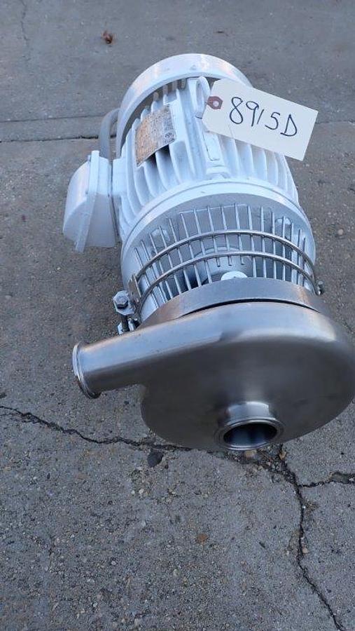 Used Tri-Clover 1.5 In. x 2 In. SS Centrifugal Pump, 5 HP
