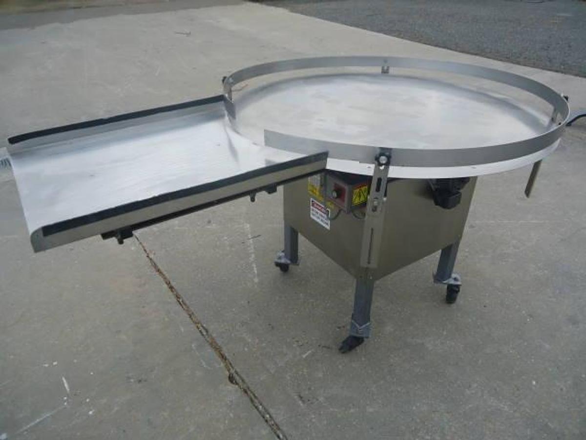 Used Kaps-All 48 In. Diameter Accumulating Table, Variable Speed