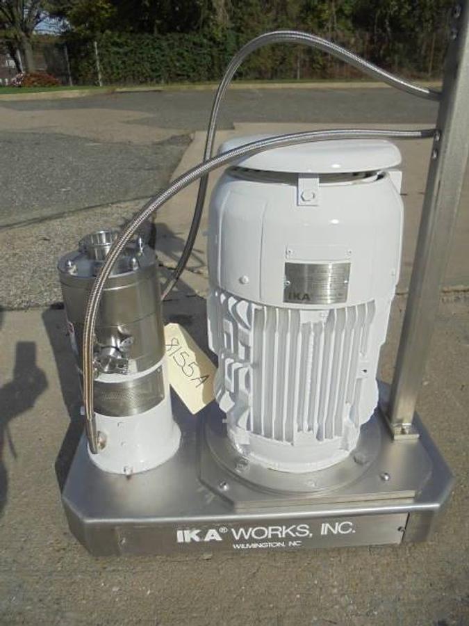 Used IKA DR 2000/5 316 SS Inline High Shear Mixer, 10HP