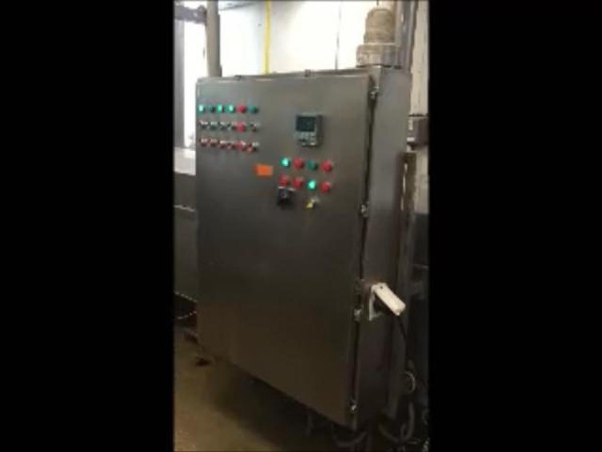 Used Menzing Titan 1,000 LB/Hour Stainless Continuous Gas Fired Fryer