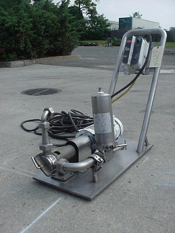 Used Jabsco “Pureflo” Ss Rotary Pump, 1hp