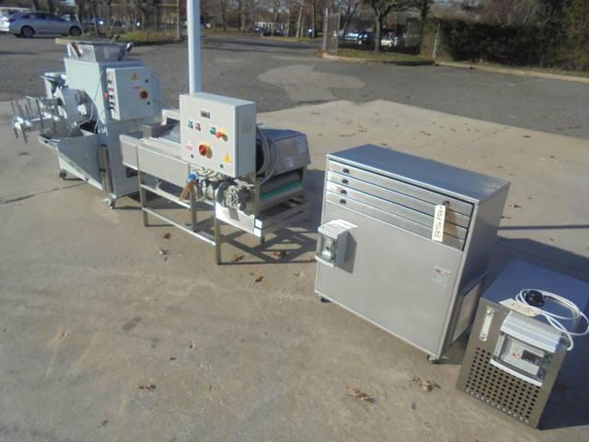 Used Pama Roma Fresh Pasta Manufacturing Line, 55 lbs/hour capacity, like new