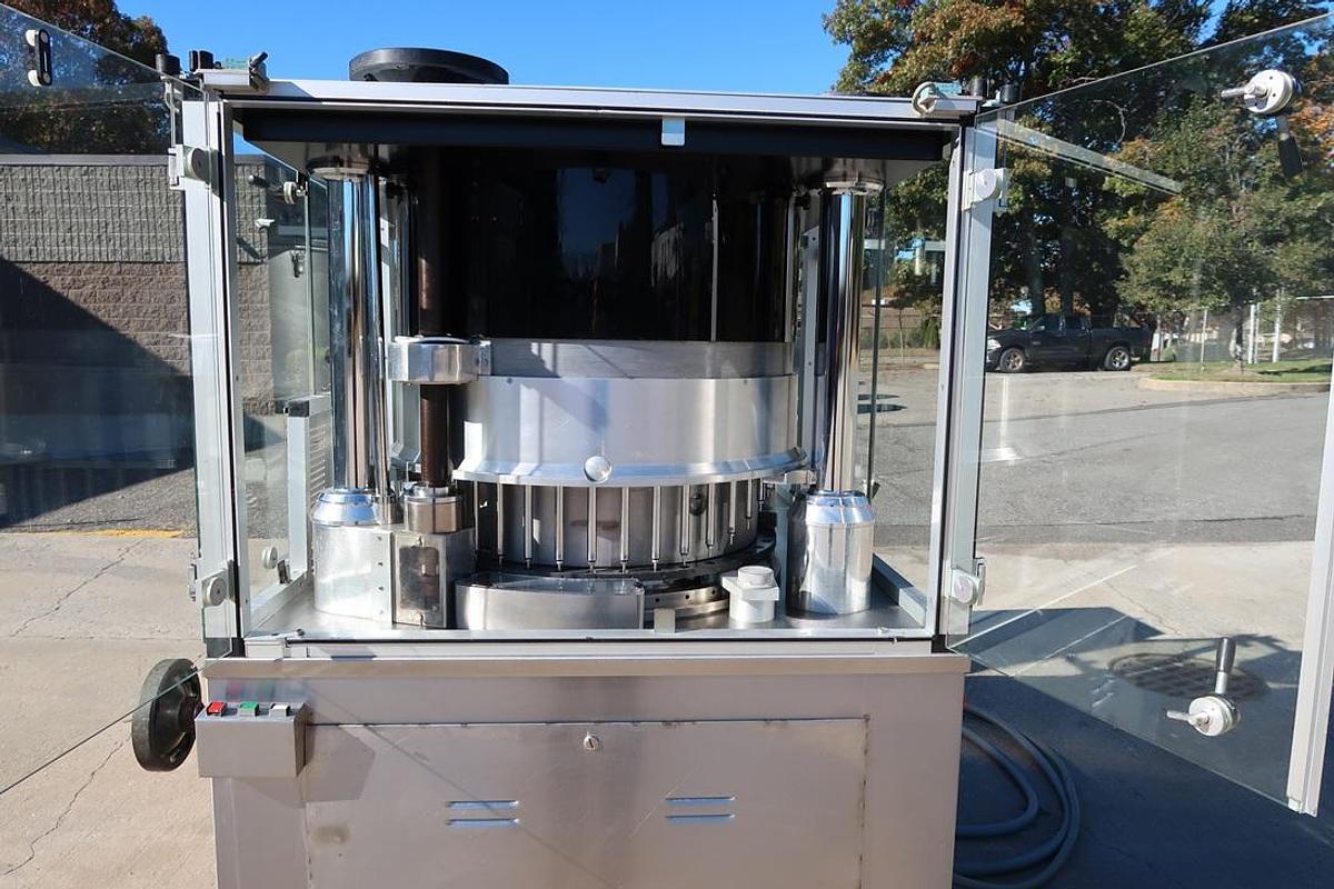 Used MG2 Model G37/N 40-Station Stainless Steel Capsule Filling Machine