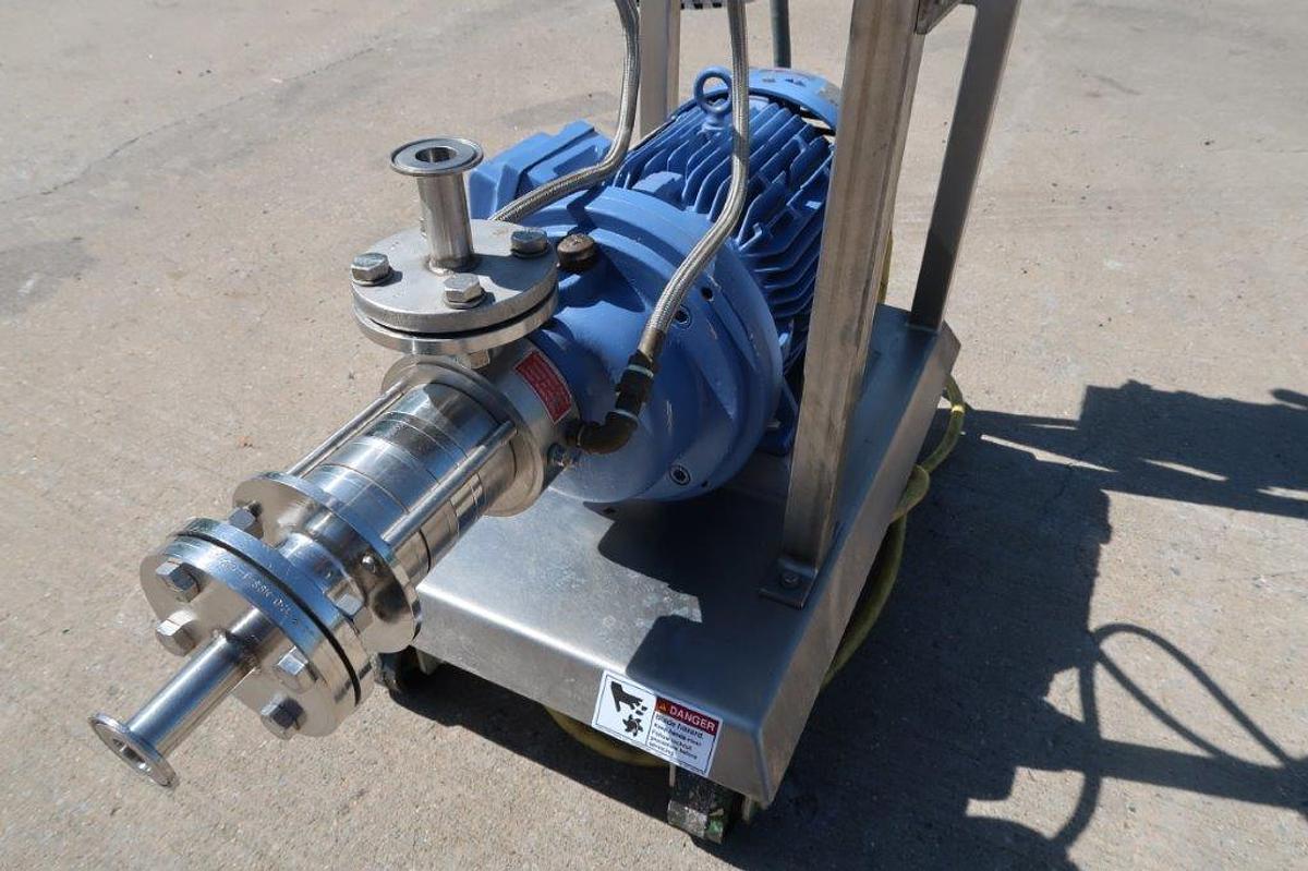 Used IKA DR3-6/6A SS Multi-Stage Inline High Shear Mixer, 10HP, XP