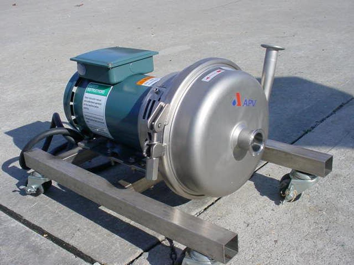Used Apv 1-1/2″ X 1″ Stainless Steel Sanitary Centrifugal Pump