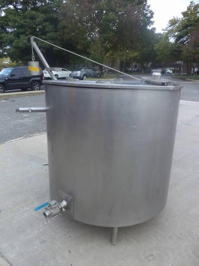 Used 300 Gallon Type 316 SS jacketed tank
