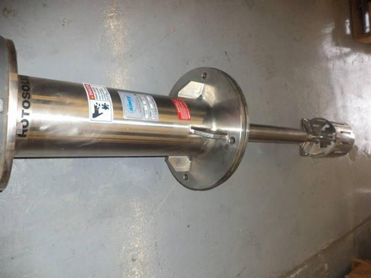 Used Admix “Rotosolver” 30HP High Shear mixer, Model 180RS175SS