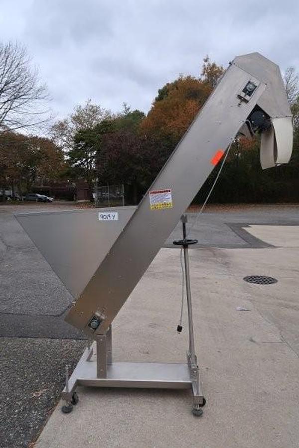 Used Kaps-All FS-B Inclined Cleated Belt Escalator/Cap Elevator