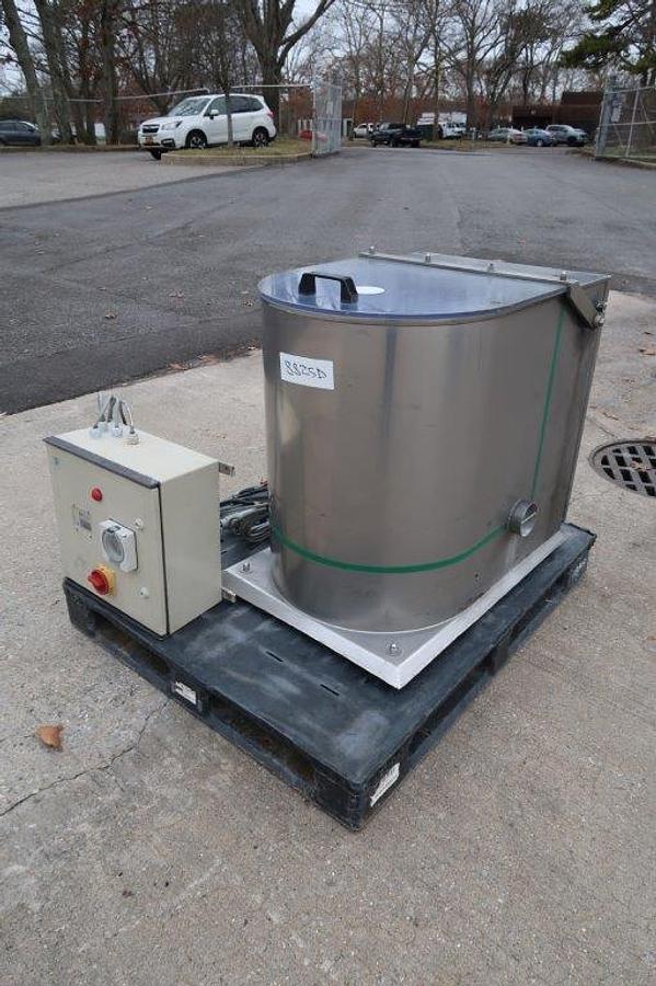 Used Eillert 20 In. Diameter SS Basket Centrifuge/Spin Dryer