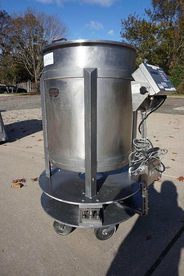 Used 60 Gallon Alsop Stainless Steel Tank With Load Cells