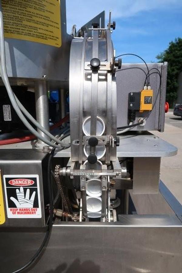 Used Kaps-All A-6 Automatic Screw Capping Machine, 24 In. Bowl Hopper