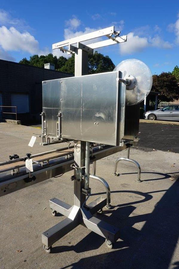 Used Axon EZ-100 Tamper Evident Neck Bander/Sleever, Stainless Steel
