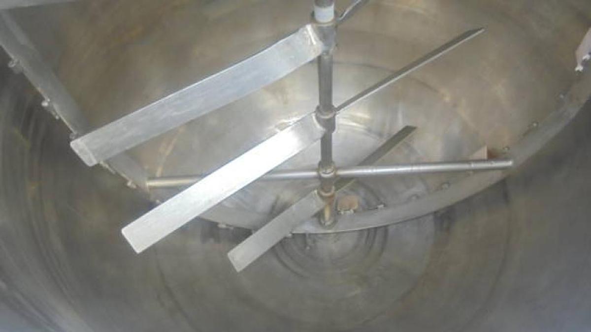 Used 600 Gallon Groen Stainless Steel Double Motion Kettle, 45 PSI Jacket