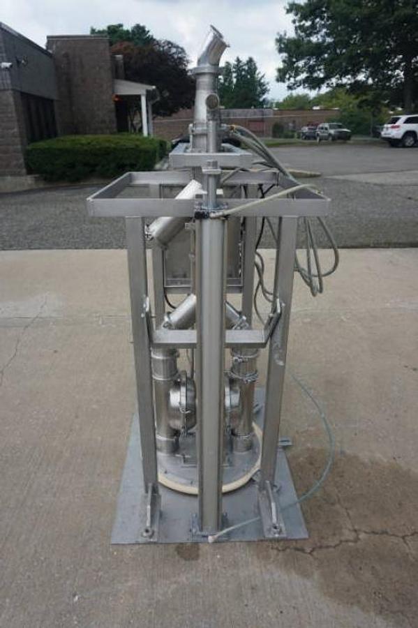 Used Murzan DUS-10M Stainless Steel Drum Unloading System, Portable