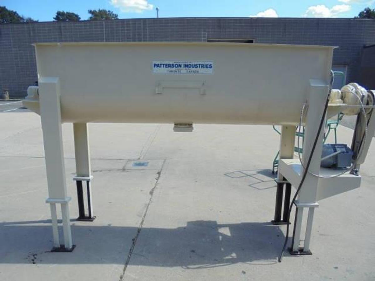 Used 10 Cu.Ft. Paterson Industries Double Ribbon Blender, 3 HP