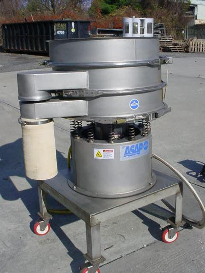 Used Sweco 24″ Stainless Steel Vibratory Screener, Two Deck