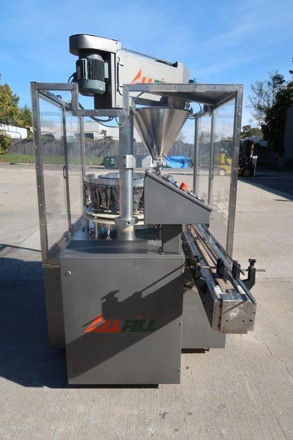 Used All Fill Model R18 High Speed Rotary Filling Machine, Auger Head