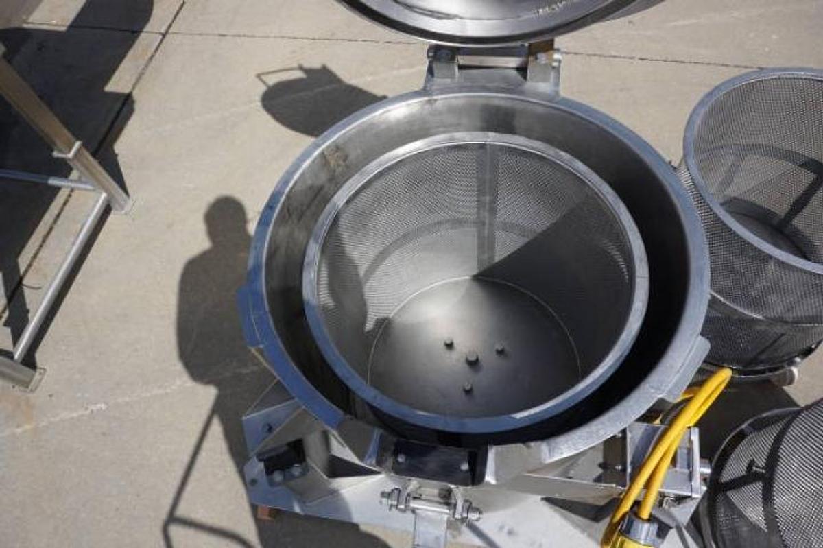 Used Brothers Legrow 200 Lb. SS Centrifugal Vegetable Spin Dryer 5 HP Motor