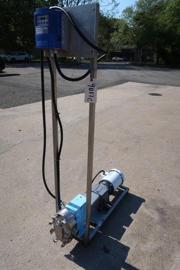 Used Wright Flow Technologies SS Positive Displacement Pump