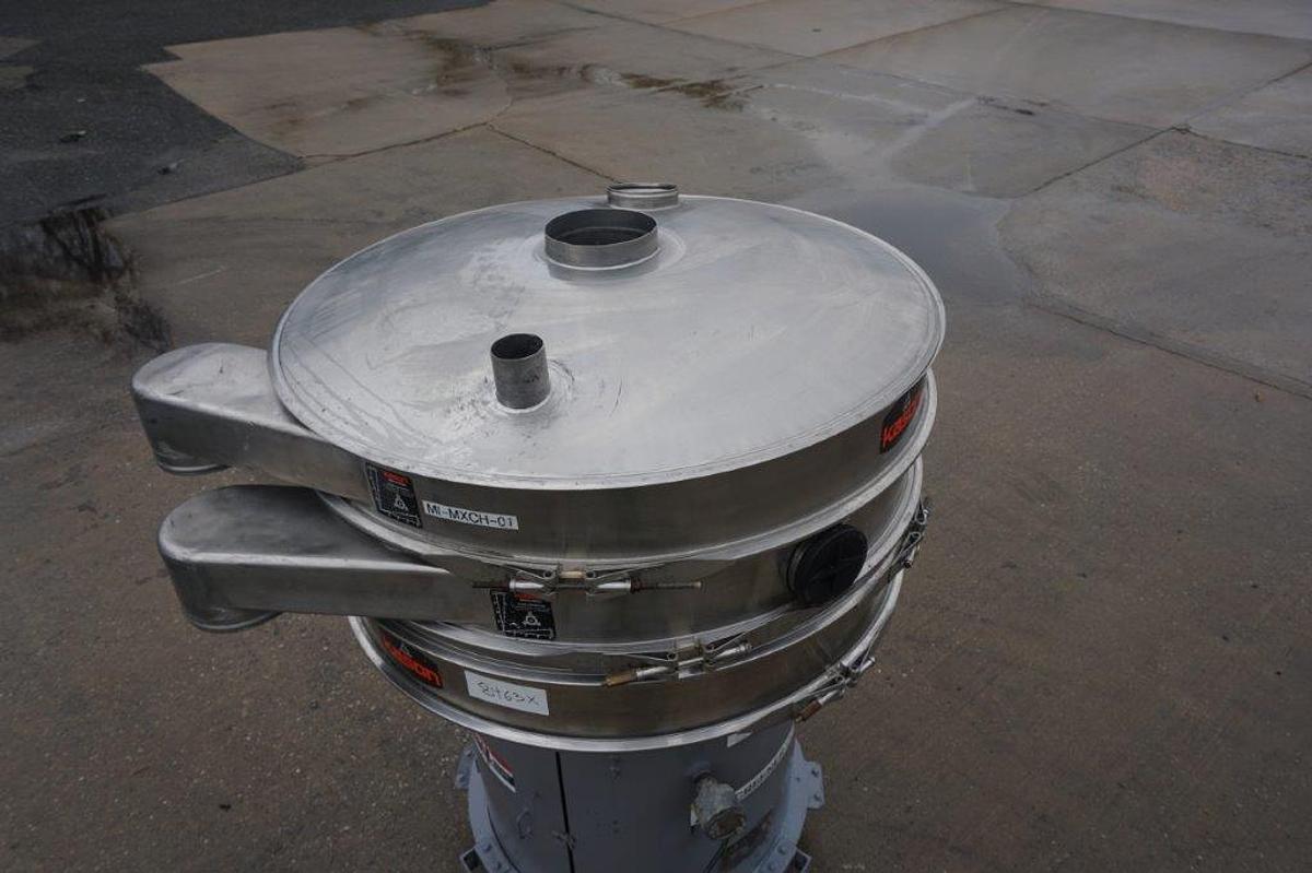 Used Kason 48 In. Diameter Stainless Steel Vibratory Screener, Portable