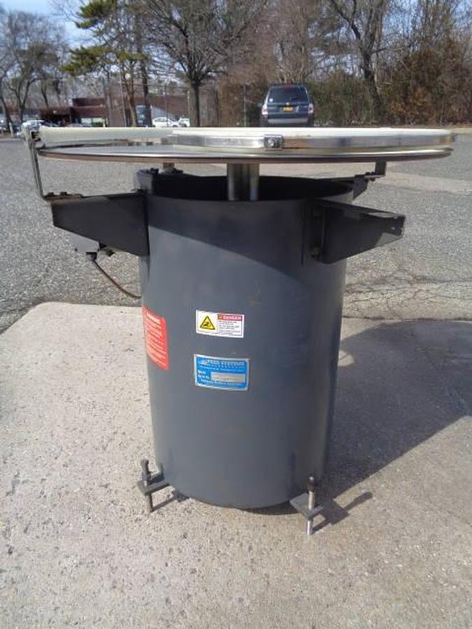 Used Kaps-All 36 In. Diameter Rotary Unscrambling/Accumulating Table