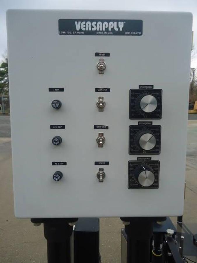 Used Versapply 9120  Pressure Sensitive Spot/Wraparound Labeler