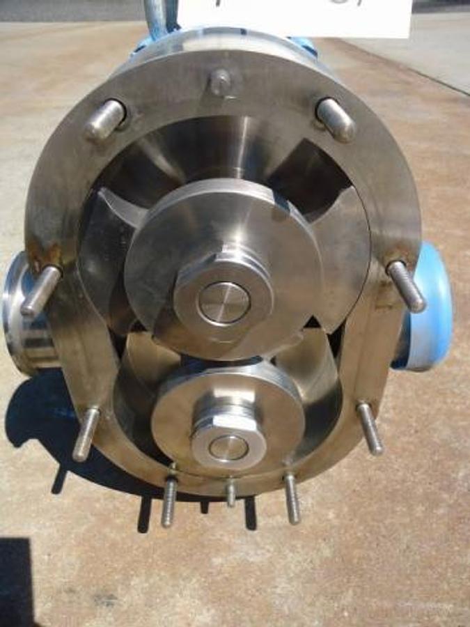 Used Waukesha 130 Stainless Positive Displacement Pump, 5 Hp