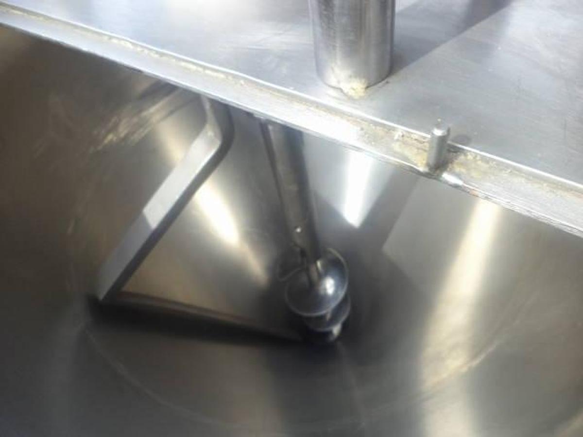 Used GEI/MATEER Single Auger Powder Filler, Agitated Hopper