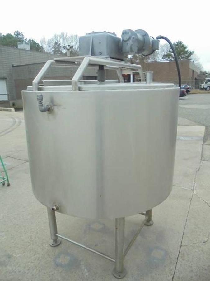 Used 350 Gal Zero Manufacturing Jacketed Scraper Agitated Tank
