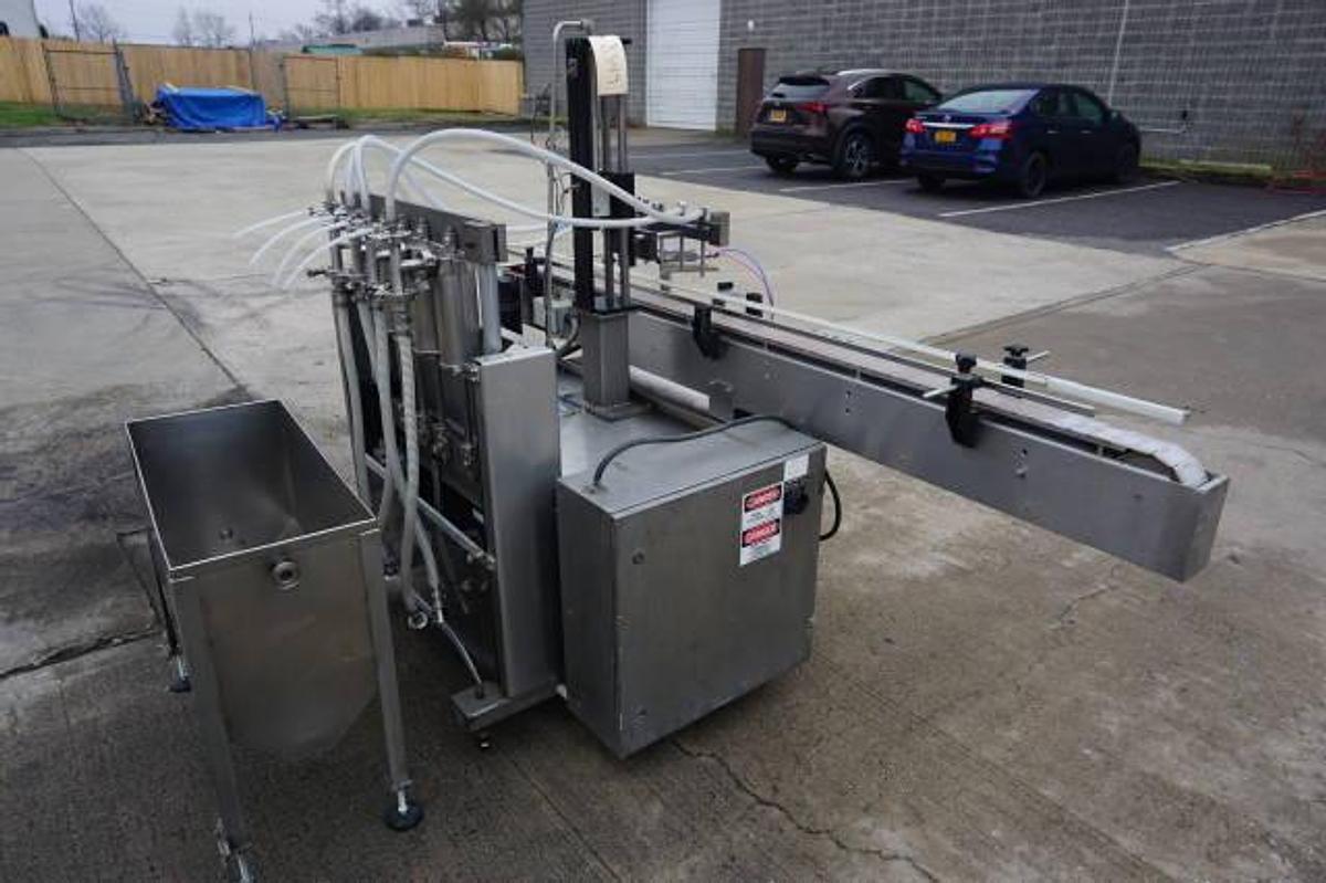 Used Filamatic Four Piston Automatic Filling Machine, 1,000cc Pistons