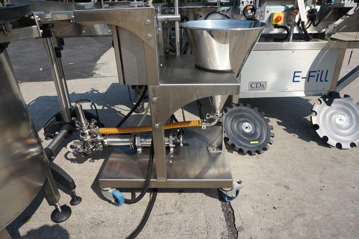 Used CDA Monoblock E-Filling , Capping and Labeling Machine, Manufactured 2017