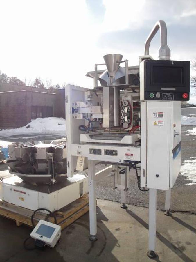 Used Hayssen  Ultima Cmb 12-16hp Bagger With Ishida Rigidized Scales