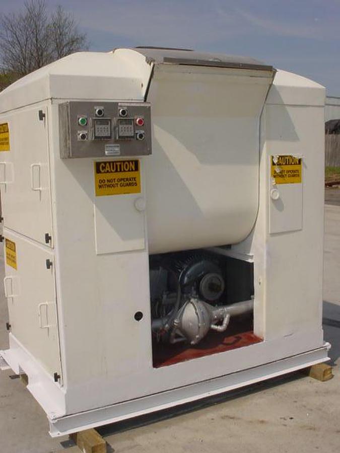 Used Peerless 800 Lb. Ss Double Sigma Arm Mixer, 50 Hp