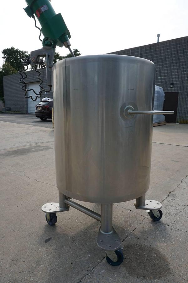 Used Lee 100 Gallon Type 316 Stainless Steel Jacketed Mix Tank