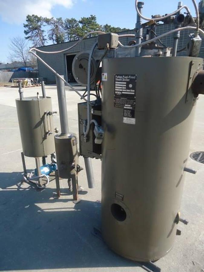 Used Fulton Fuel Fired Steam Boiler, 293 Md. Lbs. Steam/Hour