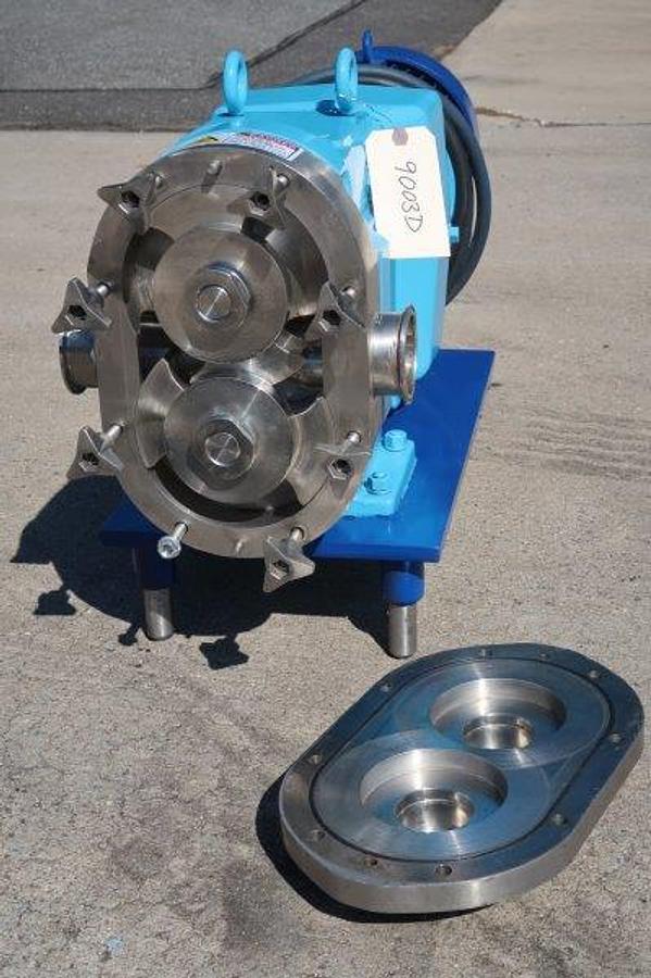 Used Waukesha 060 Stainless Positive Displacement Pump, 2.5 In. Tri-clamp