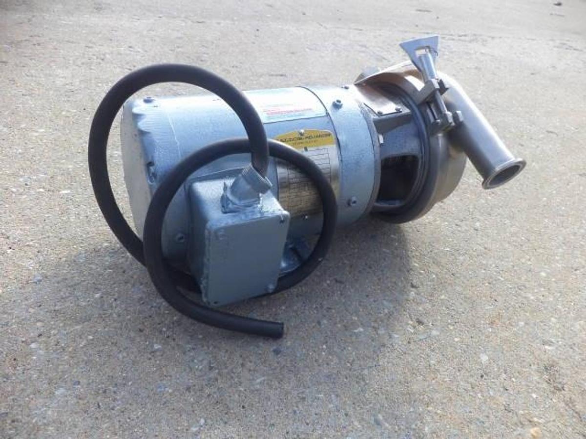 Used Crepaco 2 in. x 1-1/2 in. SS Sanitary Centrifugal Pump, 3/4HP