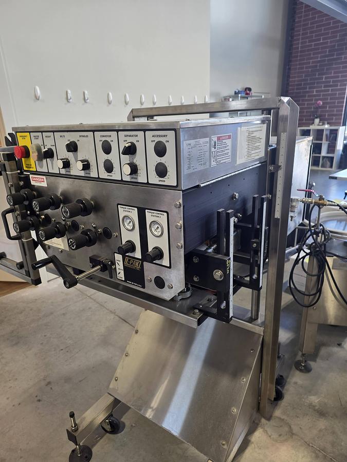 Used Complete Essential Oil Bottle Filling, Capping, and Labeling Line